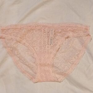 Victoria's Secret Lace Panties in Light Pink